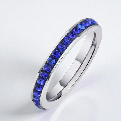 Sparkling Colourful Rhinestone Fashion Rings - Fatisha Boutique #