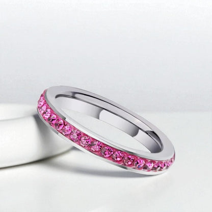 Sparkling Colourful Rhinestone Fashion Rings - Fatisha Boutique #