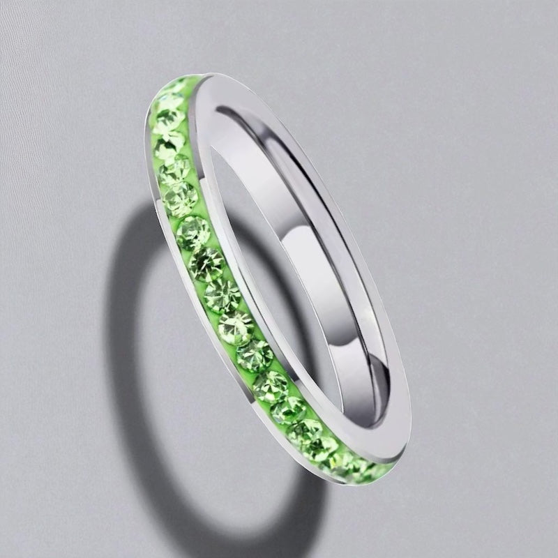 Sparkling Colourful Rhinestone Fashion Rings - Fatisha Boutique #