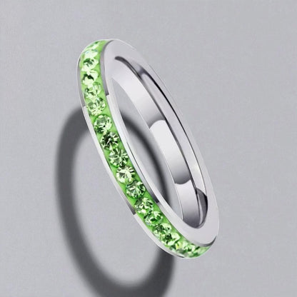 Sparkling Colourful Rhinestone Fashion Rings - Fatisha Boutique #