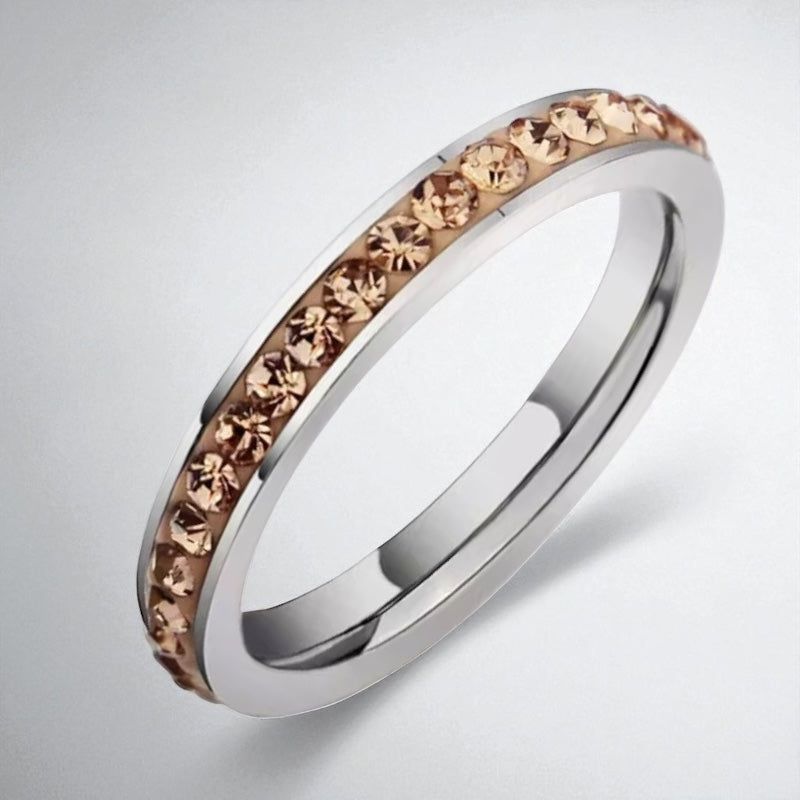 Sparkling Colourful Rhinestone Fashion Rings - Fatisha Boutique #