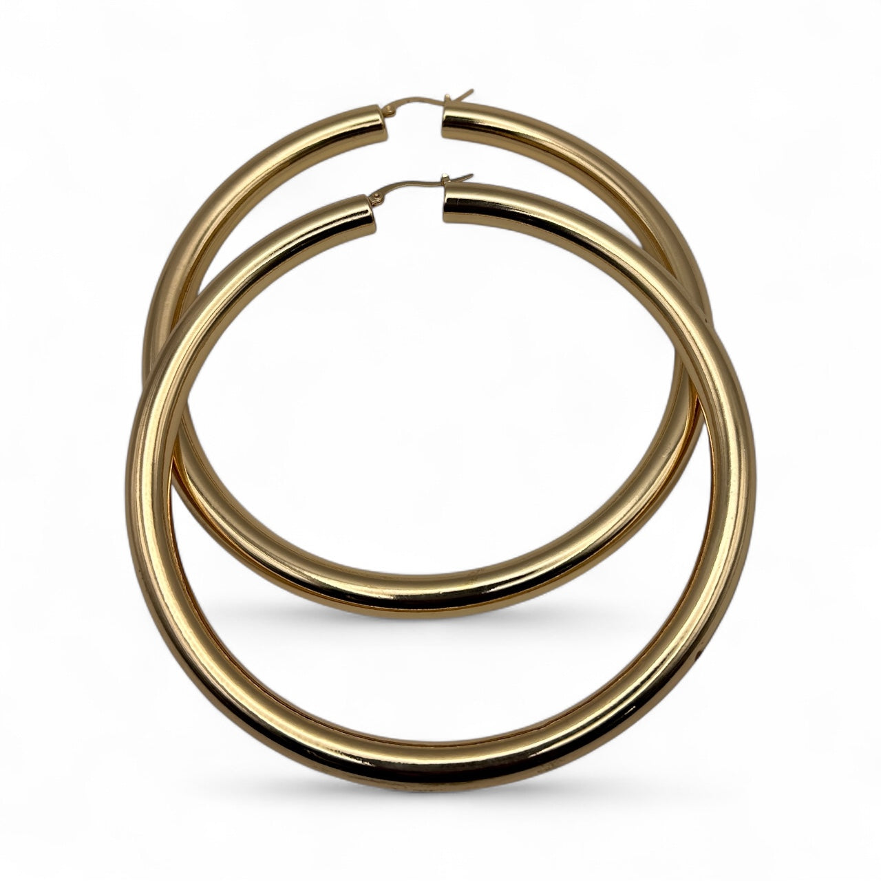 Oversized Big Hoop Earrings – Bold 11cm Alloy Statement Hoops for Women - Fatisha Boutique #