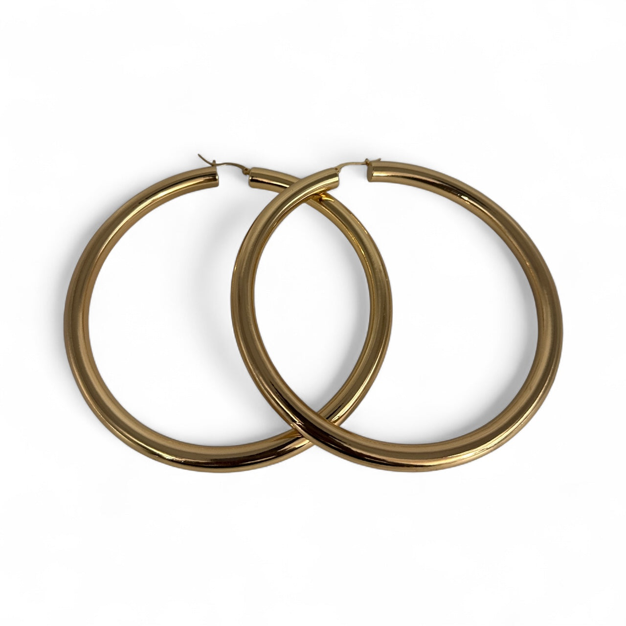 Oversized Big Hoop Earrings – Bold 11cm Alloy Statement Hoops for Women - Fatisha Boutique #
