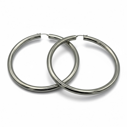 Oversized Big Hoop Earrings – Bold 11cm Alloy Statement Hoops for Women - Fatisha Boutique #