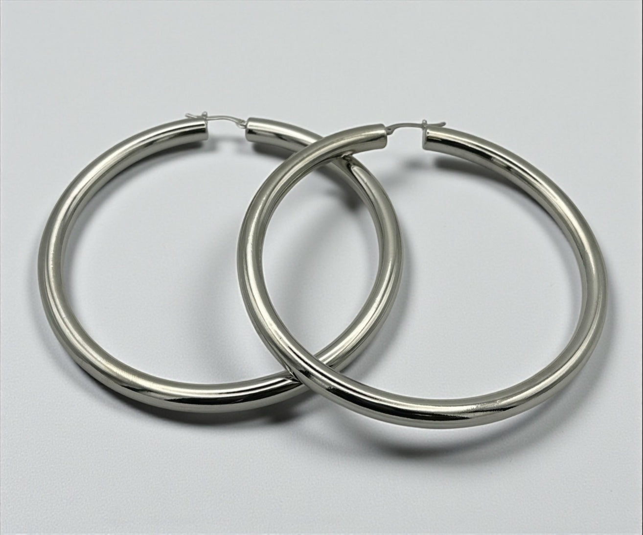 Oversized Big Hoop Earrings – Bold 11cm Alloy Statement Hoops for Women - Fatisha Boutique #
