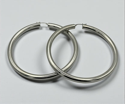 Oversized Big Hoop Earrings – Bold 11cm Alloy Statement Hoops for Women - Fatisha Boutique #