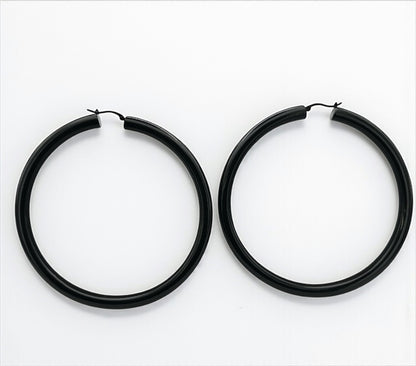 Oversized Big Hoop Earrings – Bold 11cm Alloy Statement Hoops for Women - Fatisha Boutique #
