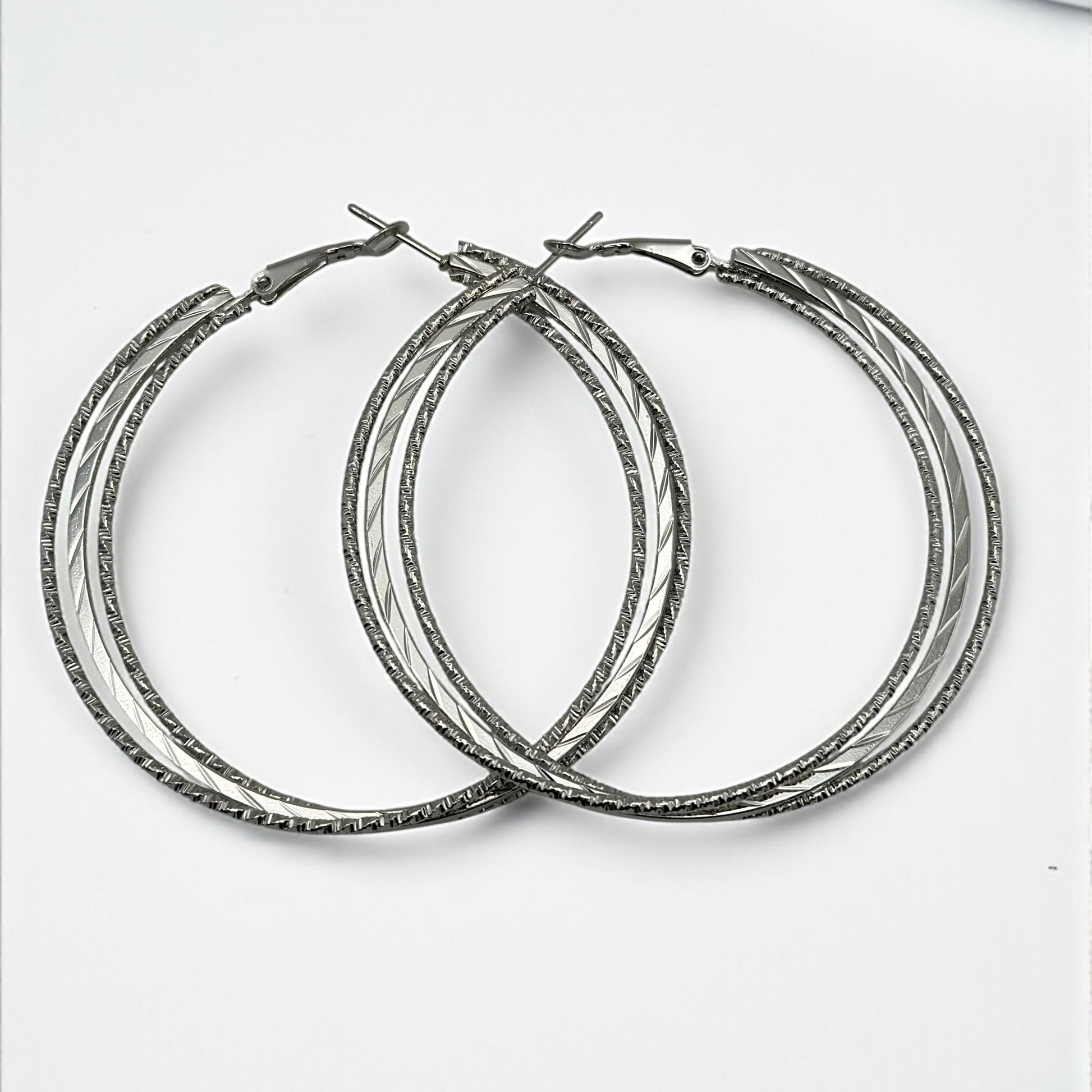 6CM Elegant Hoop Earrings – Medium Summer Boho Statement Jewellery in Gold & Silver - Fatisha Boutique #