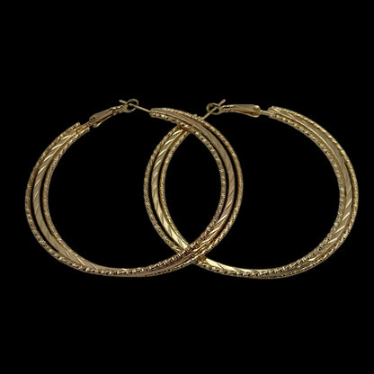 6CM Elegant Hoop Earrings – Medium Summer Boho Statement Jewellery in Gold & Silver - Fatisha Boutique #