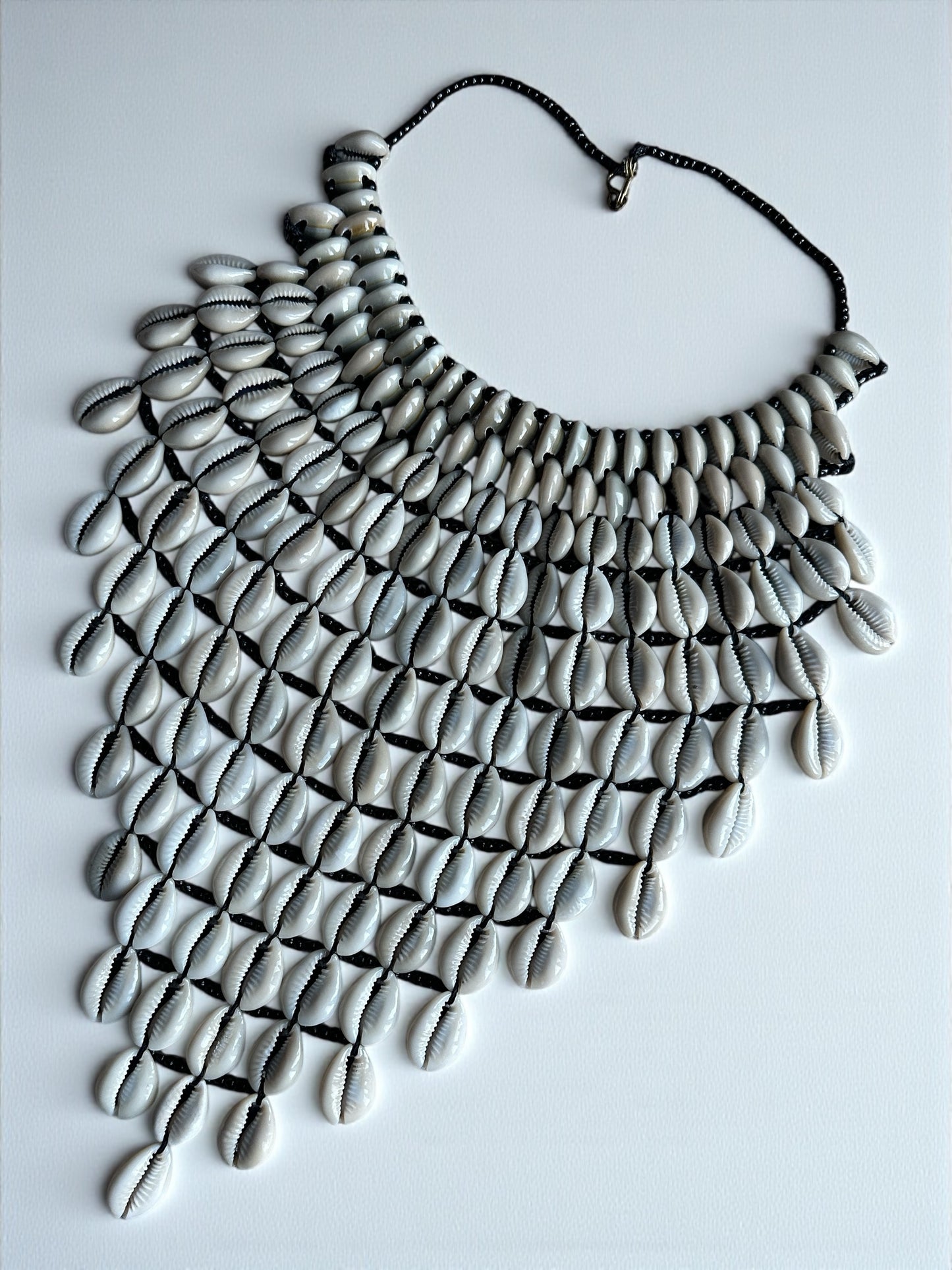 Authentic African Cowrie Shell Collar Necklace – Handmade Ethnic Statement Jewellery - Fatisha Boutique #