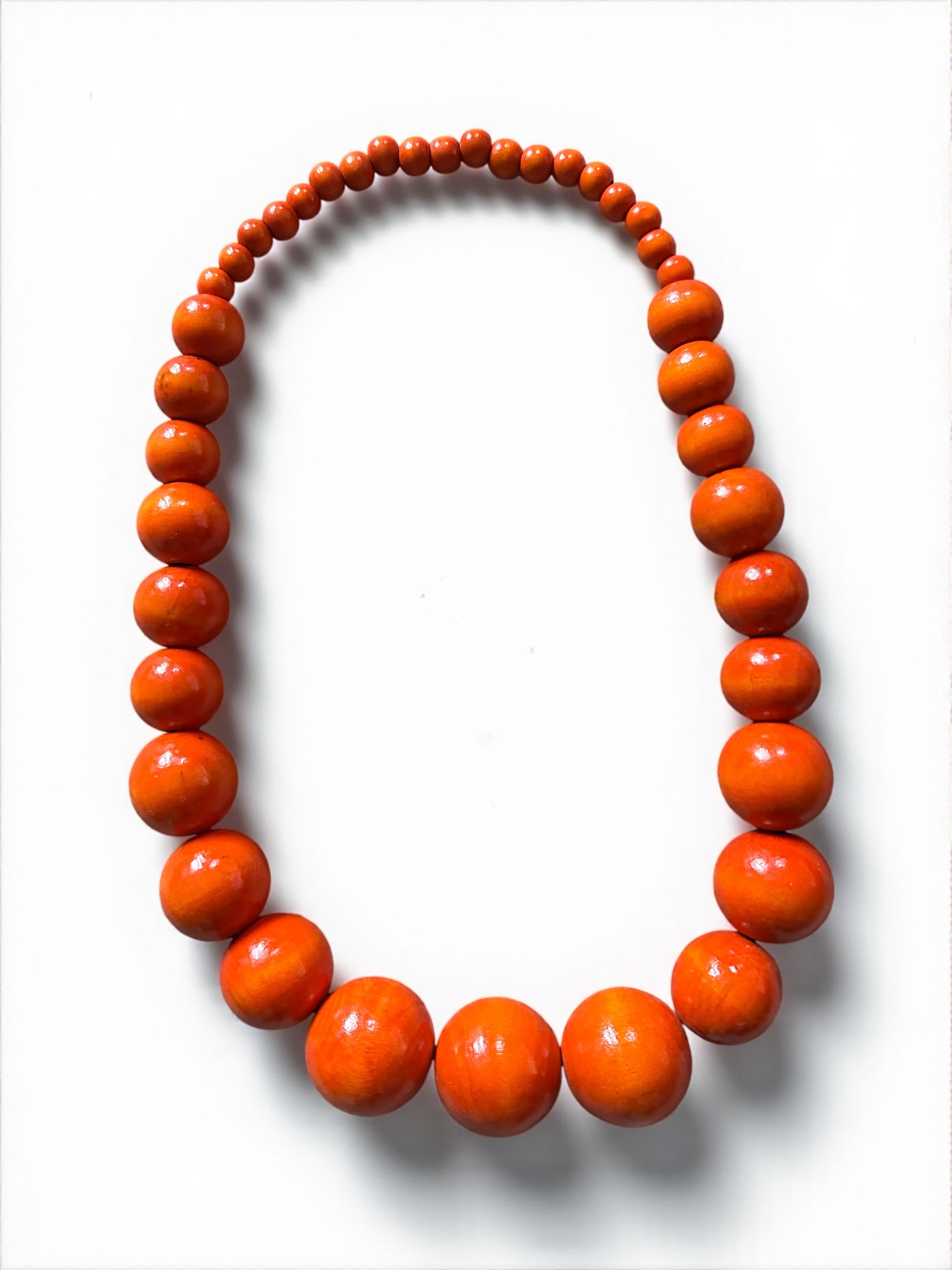 Authentic African Big Wooden Beads Necklace – Bold Handmade Tribal Statement Jewellery - Fatisha Boutique #
