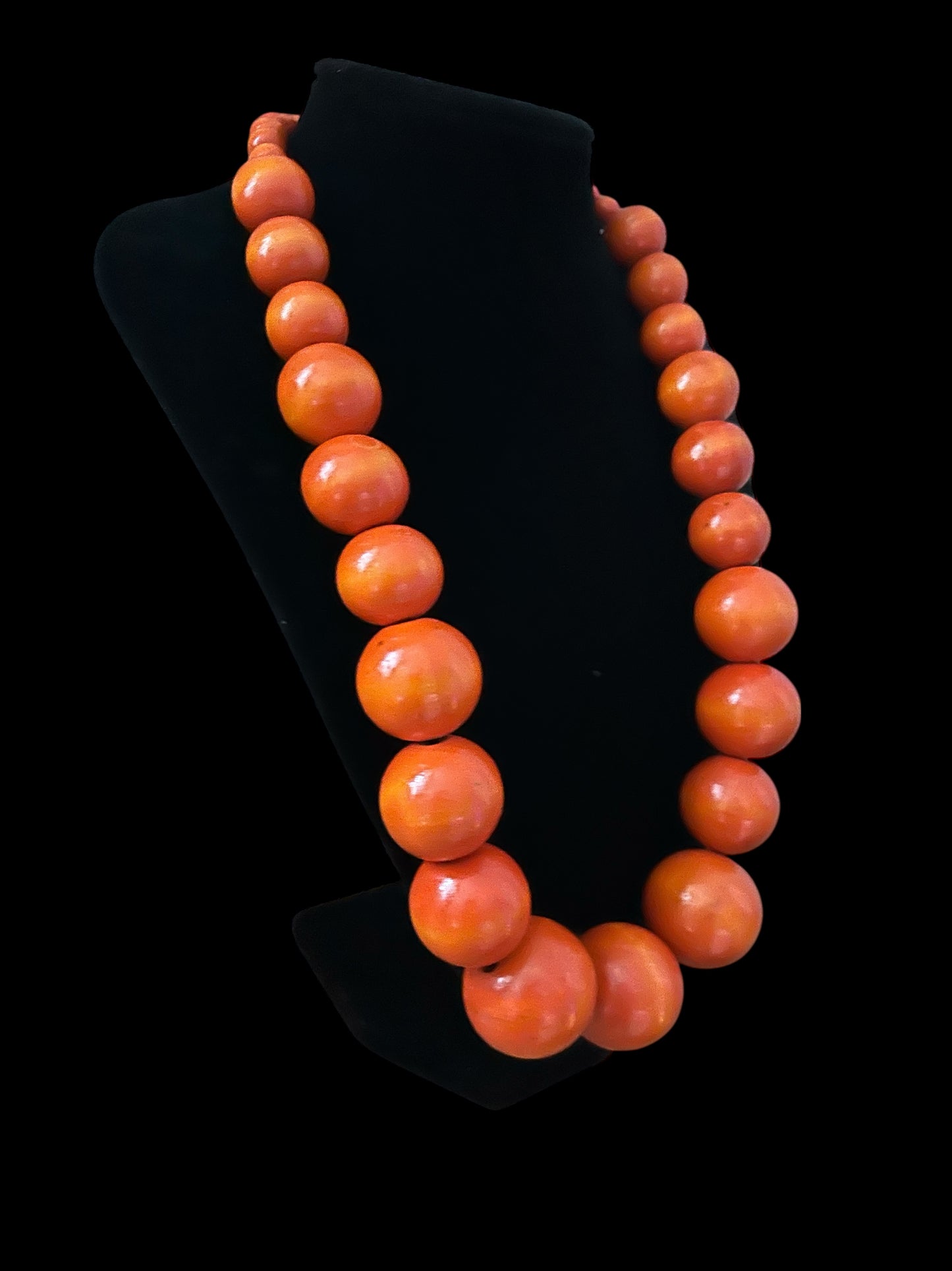Authentic African Big Wooden Beads Necklace – Bold Handmade Tribal Statement Jewellery - Fatisha Boutique #