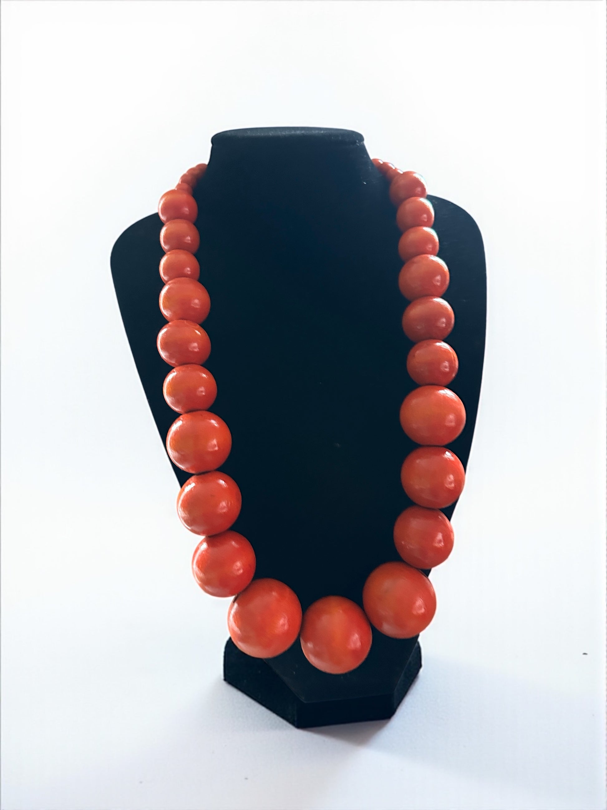 Authentic African Big Wooden Beads Necklace – Bold Handmade Tribal Statement Jewellery - Fatisha Boutique #