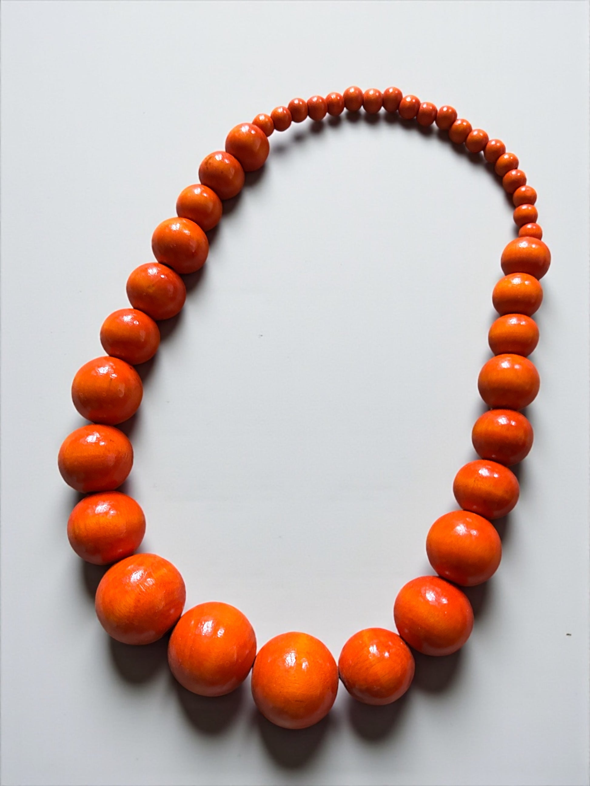 Authentic African Big Wooden Beads Necklace – Bold Handmade Tribal Statement Jewellery - Fatisha Boutique #