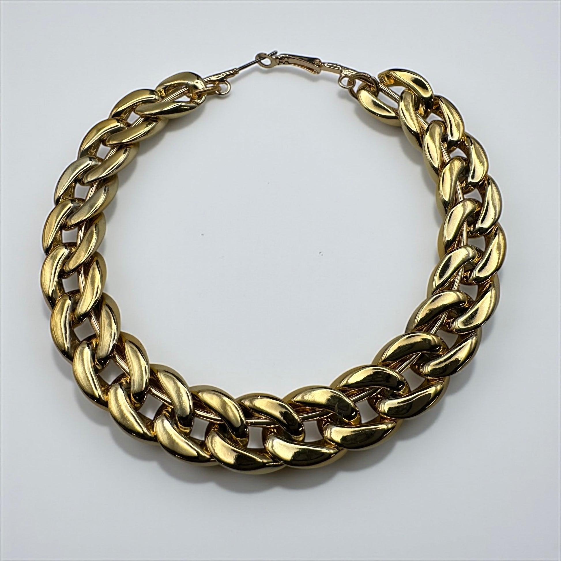Boho Statement Punk Hoop Earrings – Bold 9cm Chunky Chain Style Hoops for Women - Fatisha Boutique #