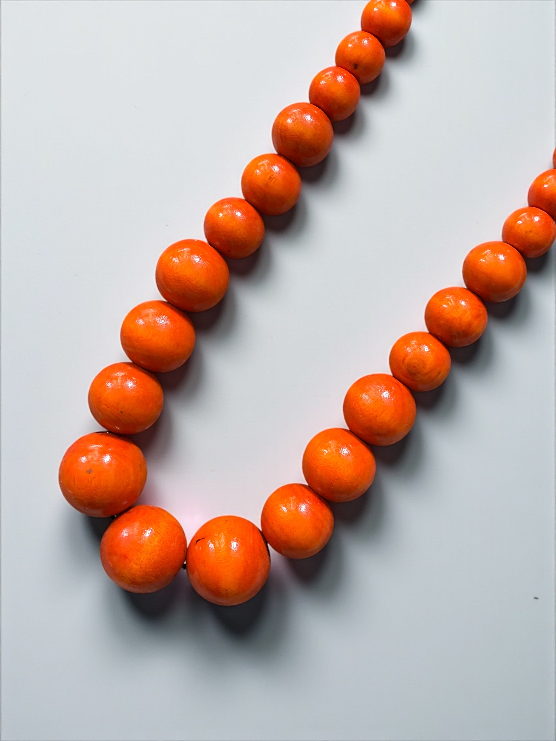 Authentic African Big Wooden Beads Necklace – Bold Handmade Tribal Statement Jewellery - Fatisha Boutique #