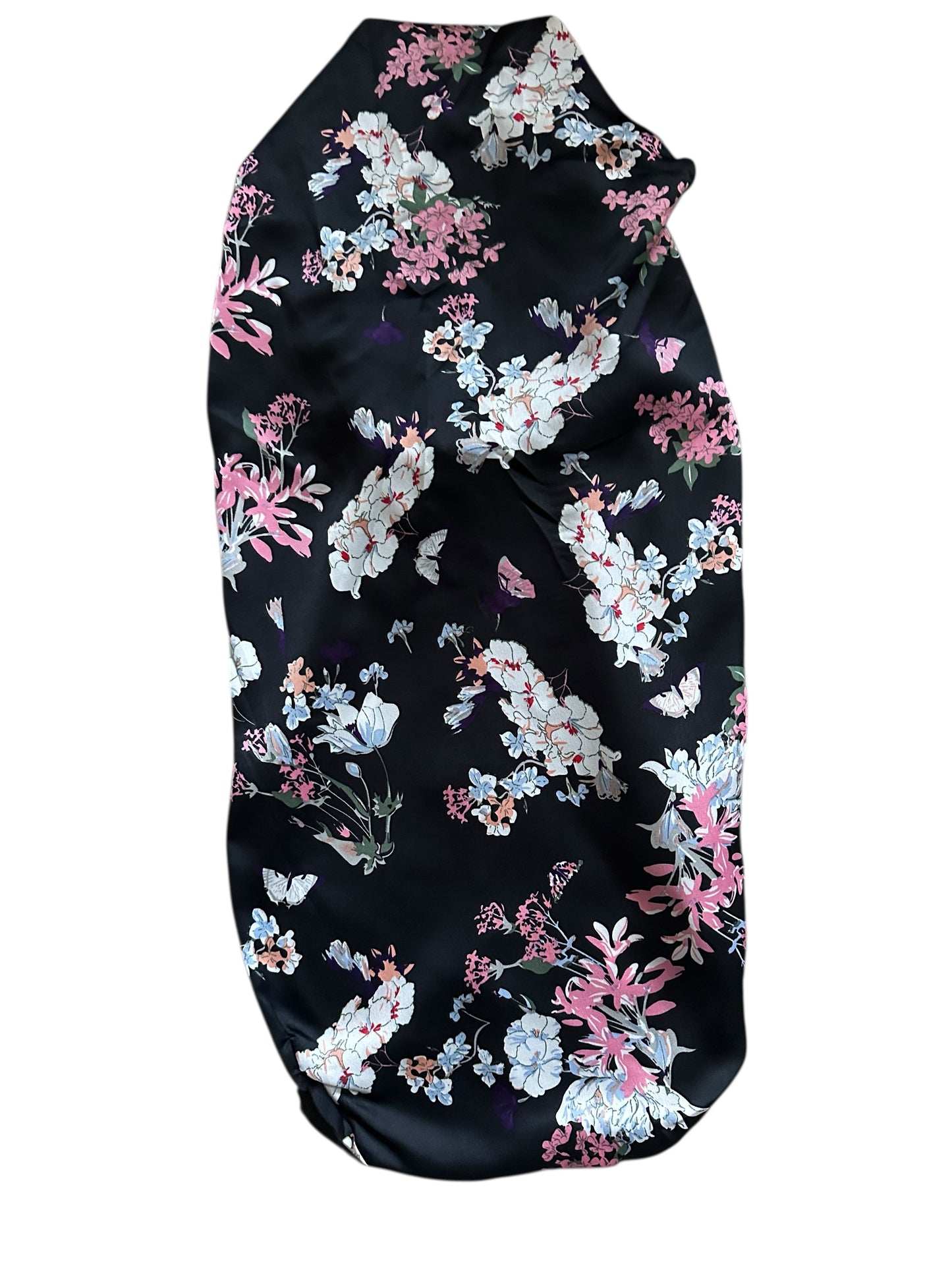 Satin Silk Long Bonnet Cap for Braids, Locs & Long Hair – Floral Lightweight Sleep Cap - Fatisha Boutique #