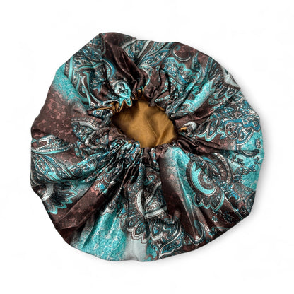 Adjustable Reversible Satin Silk Bonnet – Double-Layered Hair Protection Sleep Cap for Women - Fatisha Boutique #