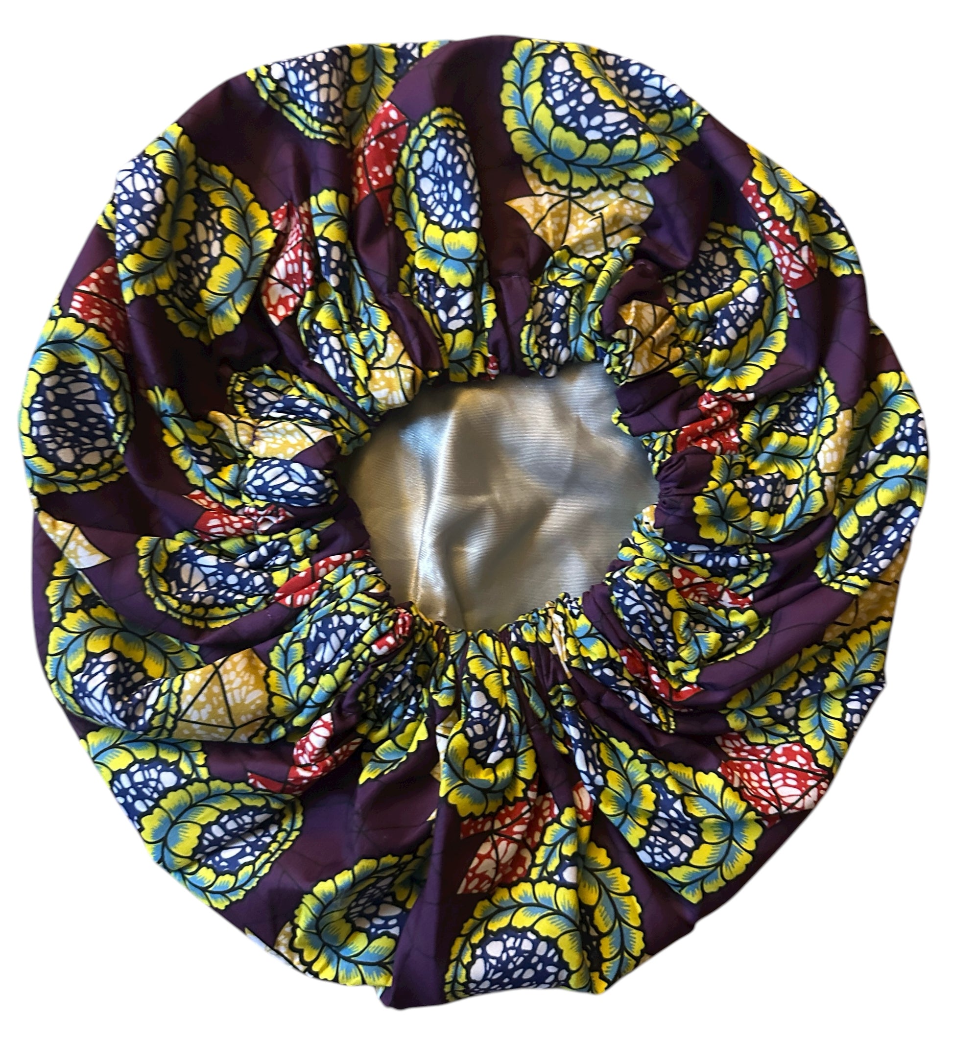 Double-Layered Ankara Satin Silk Bonnet Cap – Reversible Hair Protection for Natural Hair, Braids & Locs - Fatisha Boutique #