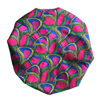 Adjustable Reversible Satin Bonnet – Double-Layered Silk Cap for Hair Protection - Fatisha Boutique #