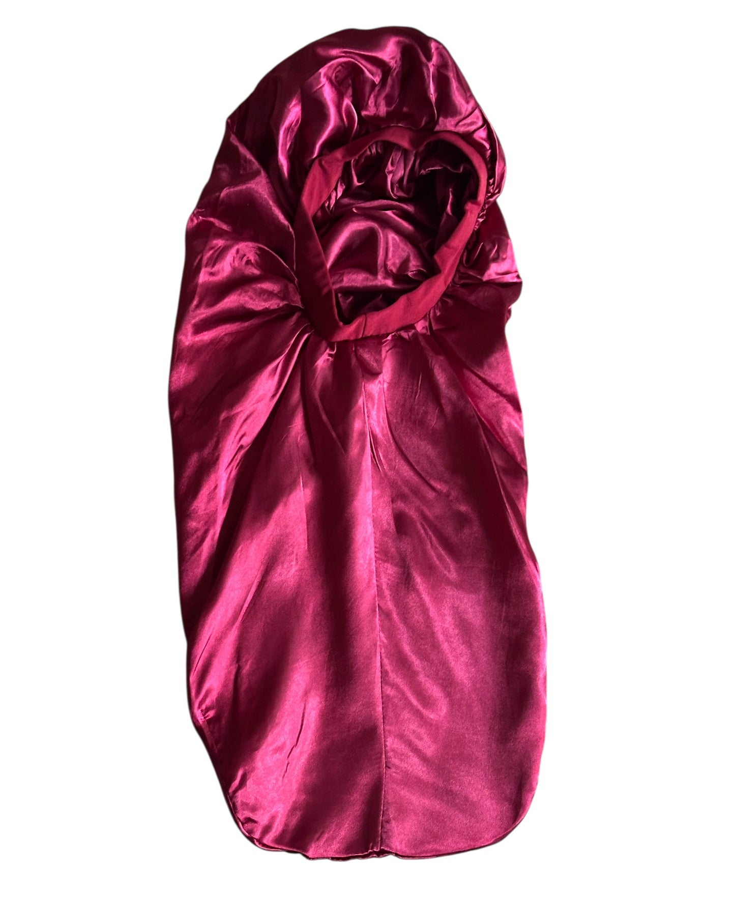 Luxury Satin Silk Long Bonnet – Double-Layered Sleep Cap for Braids & Long Hair - Fatisha Boutique #