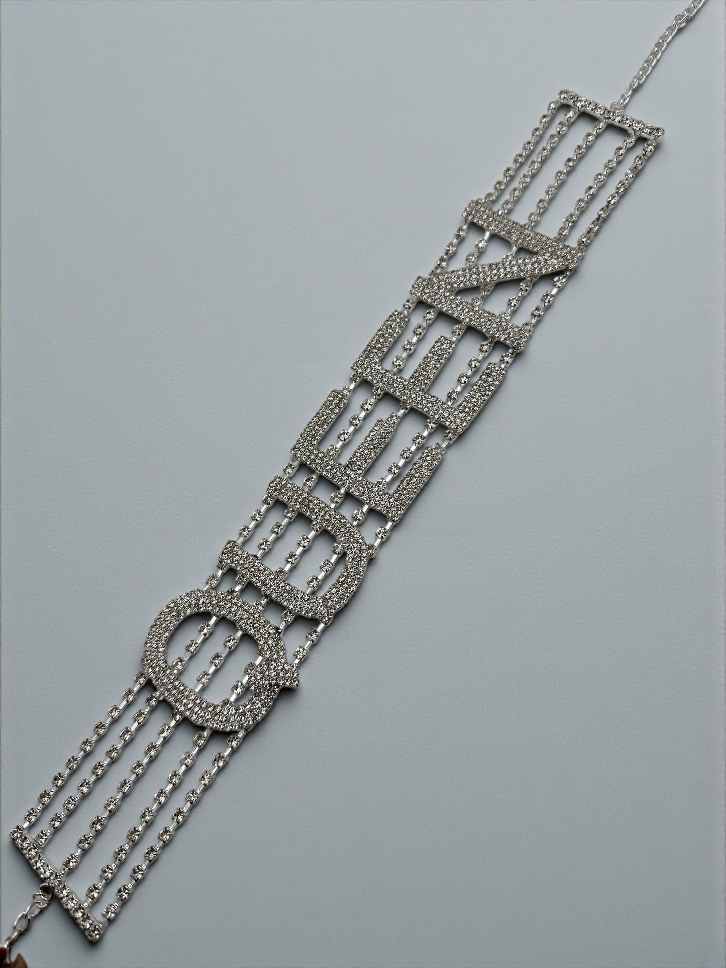 Queen Rhinestone Statement Choker – Bold Luxury Crystal Neckpiece - Fatisha Boutique #