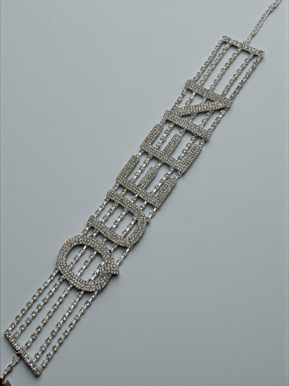 Queen Rhinestone Statement Choker – Bold Luxury Crystal Neckpiece - Fatisha Boutique #