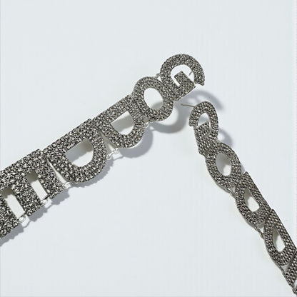 Long Elegant GODDESS Statement Earrings – Rhinestone Drop Luxury - Fatisha Boutique #
