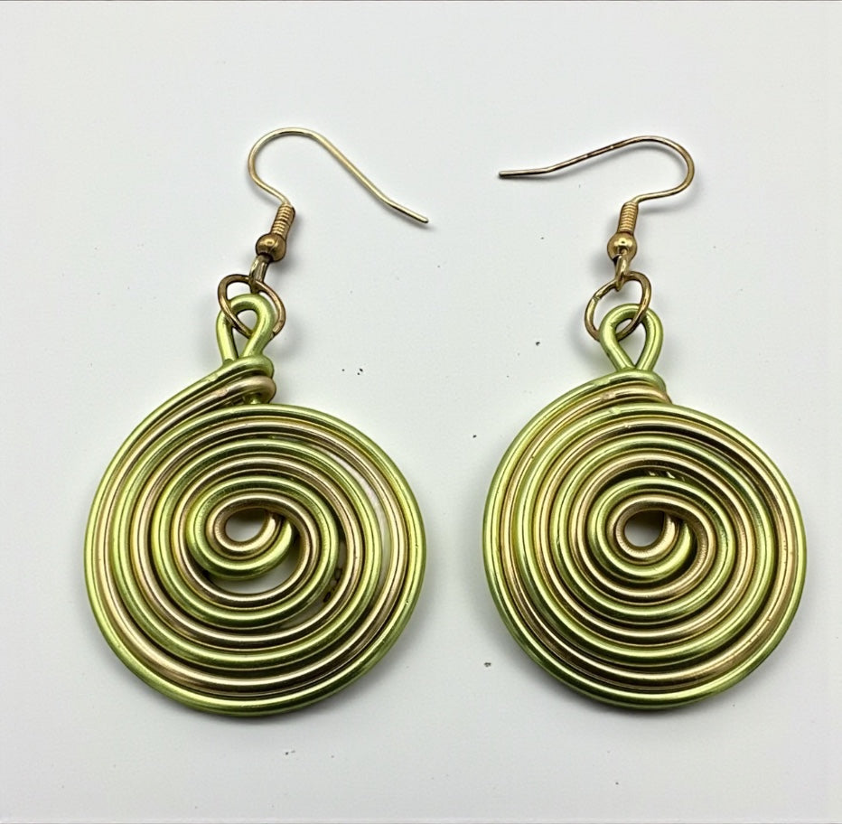 Bohemian Big Colourful Crystal Beads Twisted Wire Ethnic Statement Necklace Set