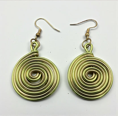 Bohemian Big Colourful Crystal Beads Twisted Wire Ethnic Statement Necklace Set