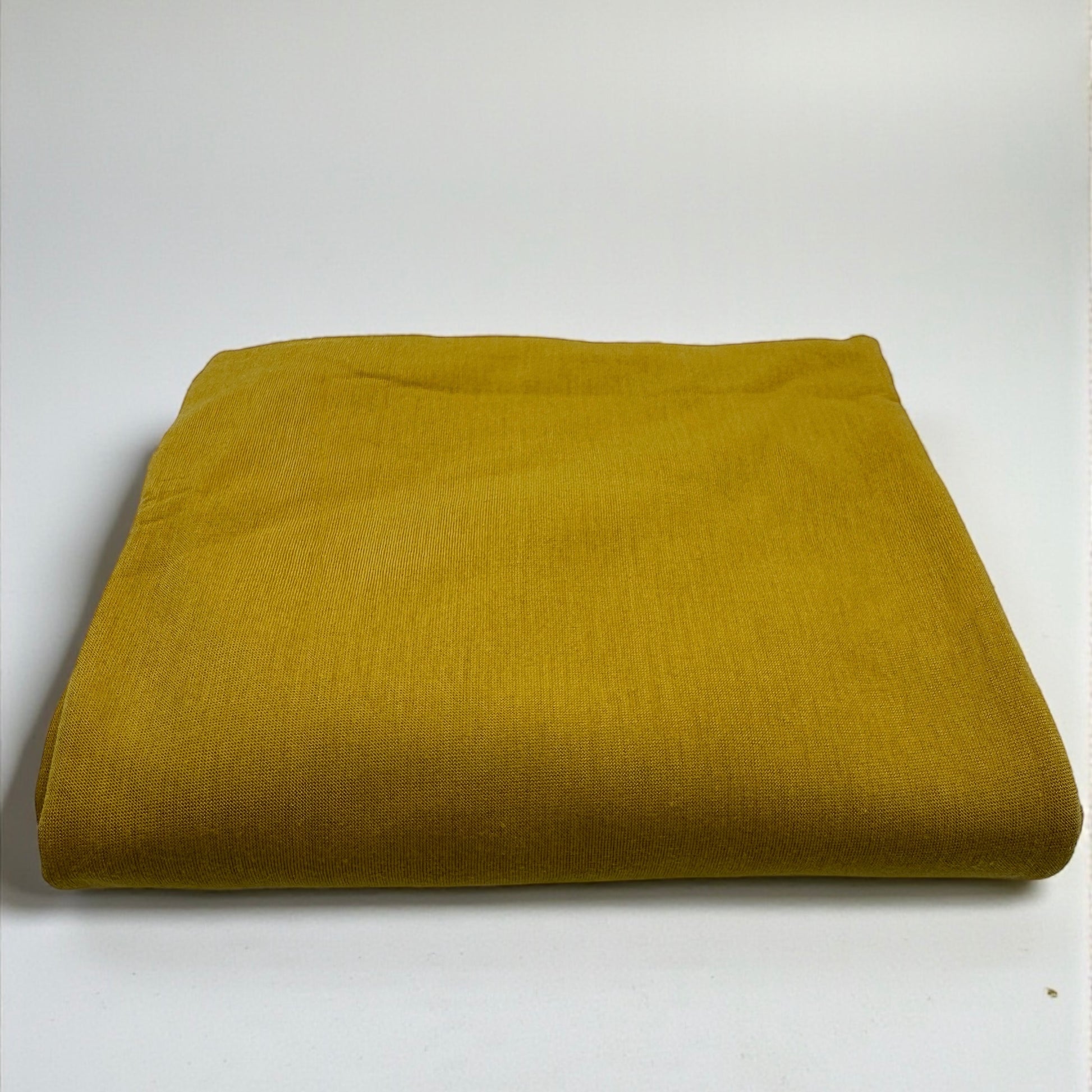 Mustard Long Stretch Jersey Headwrap – Soft Elastic Turban Head Wrap Scarf for Protective Styling & Fashion Looks - Fatisha Boutique #