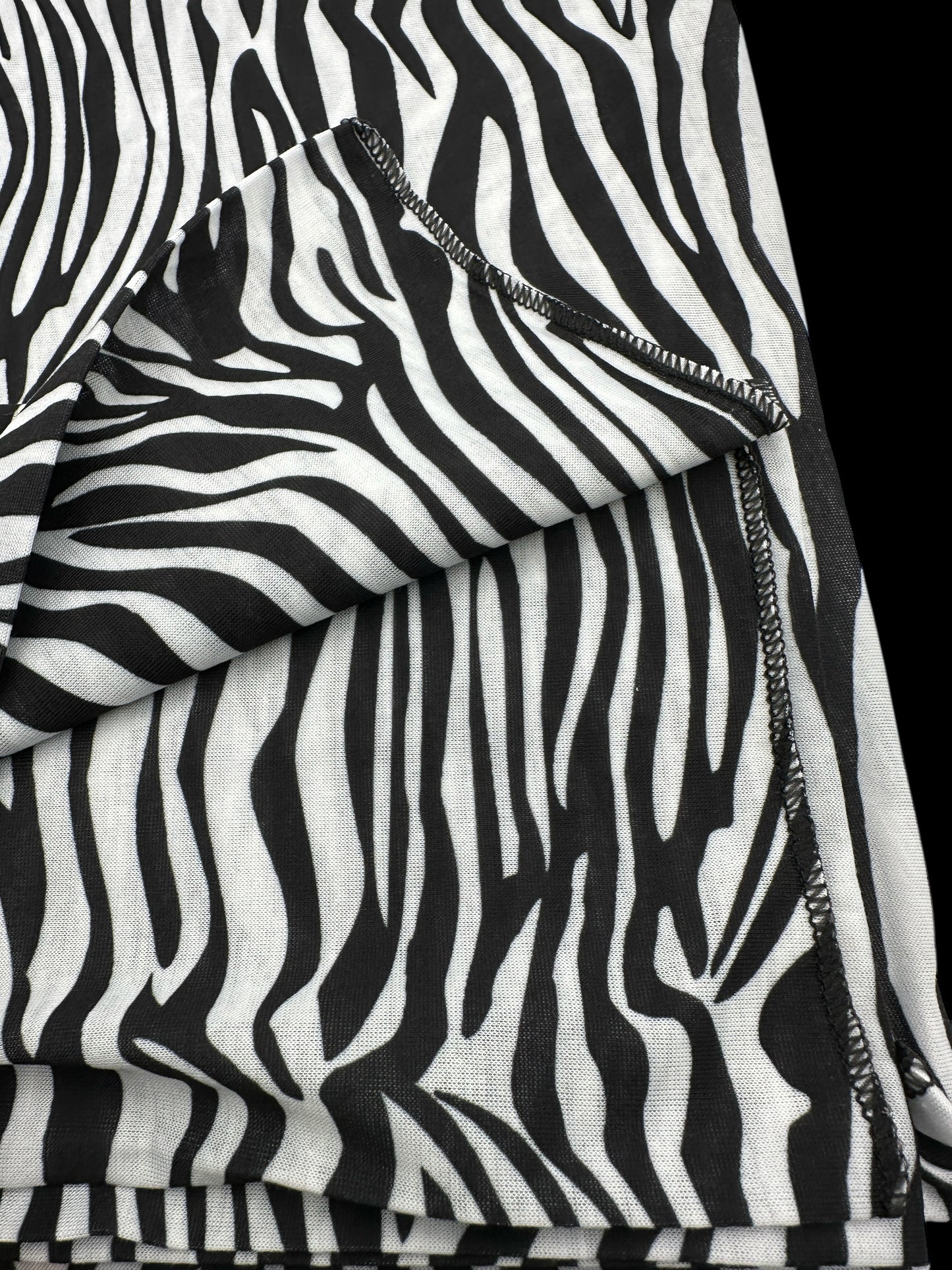 Zebra Print Long Stretch Jersey Headwrap – Soft Elastic Turban Head Wrap Scarf for Protective Styling & Fashion Looks - Fatisha Boutique #