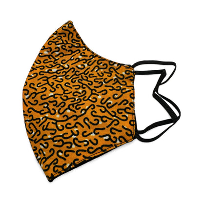 Reusable African Print Face Mask – Double-Layered Ankara Fabric with Filter Pocket & 2 Free Filter - Fatisha Boutique #