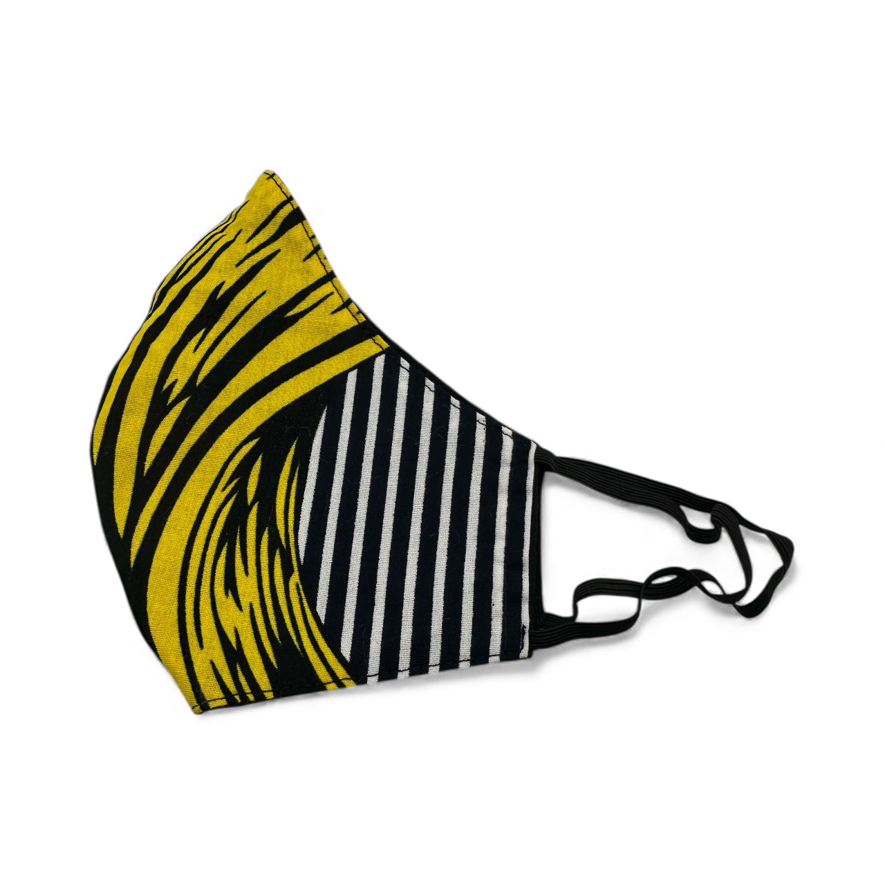 Reusable African Print Face Mask – Double-Layered Ankara Fabric with Filter Pocket & 2 Free Filter - Fatisha Boutique #