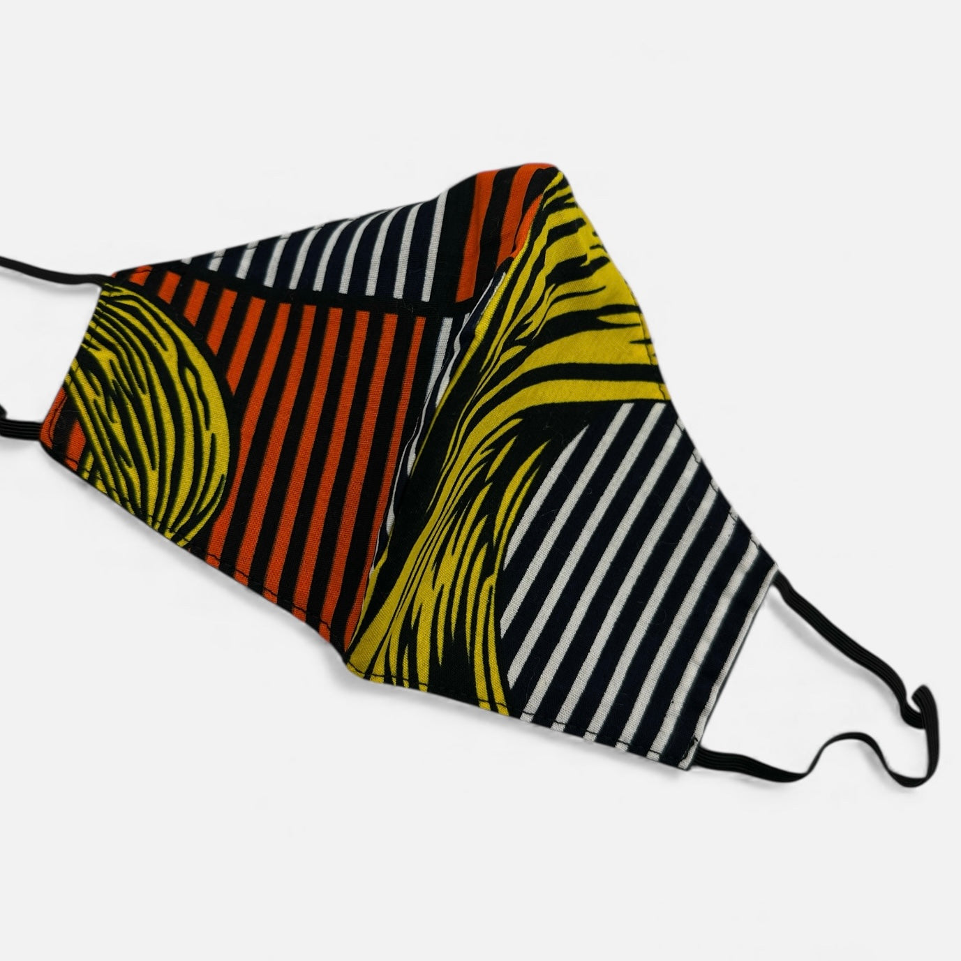 Reusable African Print Face Mask – Double-Layered Ankara Fabric with Filter Pocket & 2 Free Filter - Fatisha Boutique #