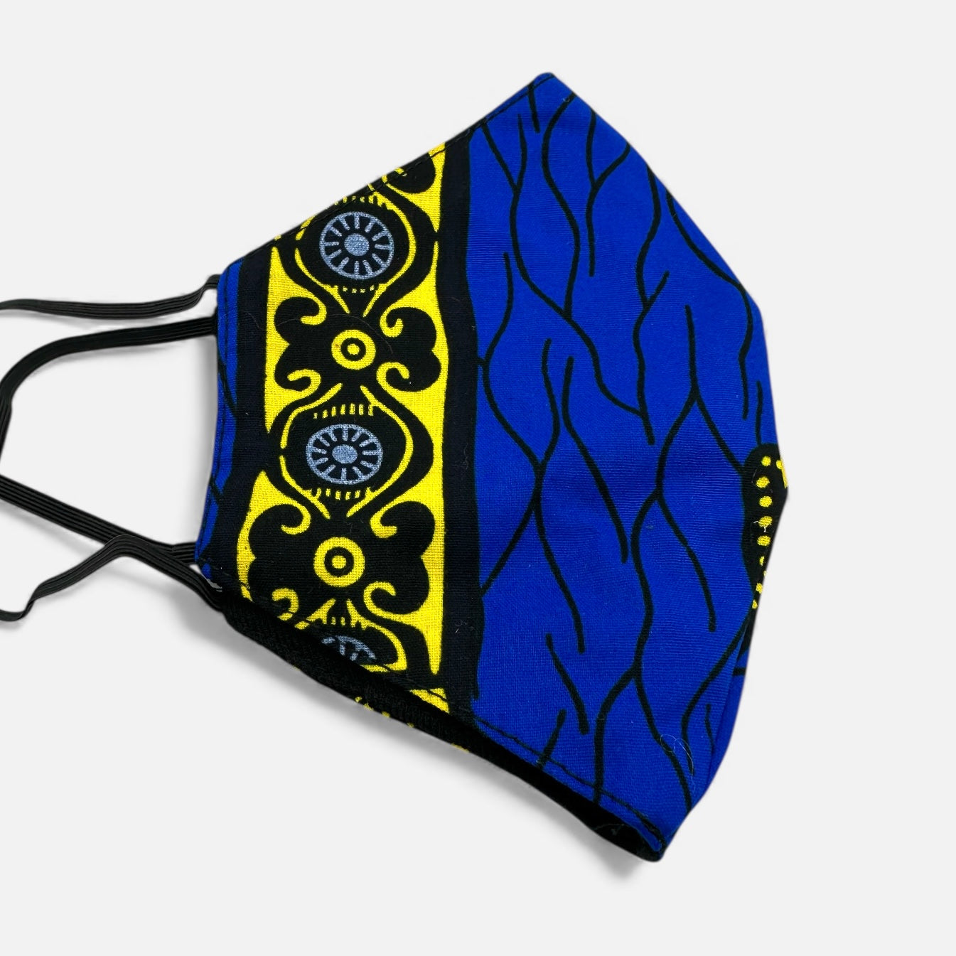Reusable African Print Face Mask – Double-Layered Ankara Fabric with Filter Pocket & 2 Free Filters - Fatisha Boutique #
