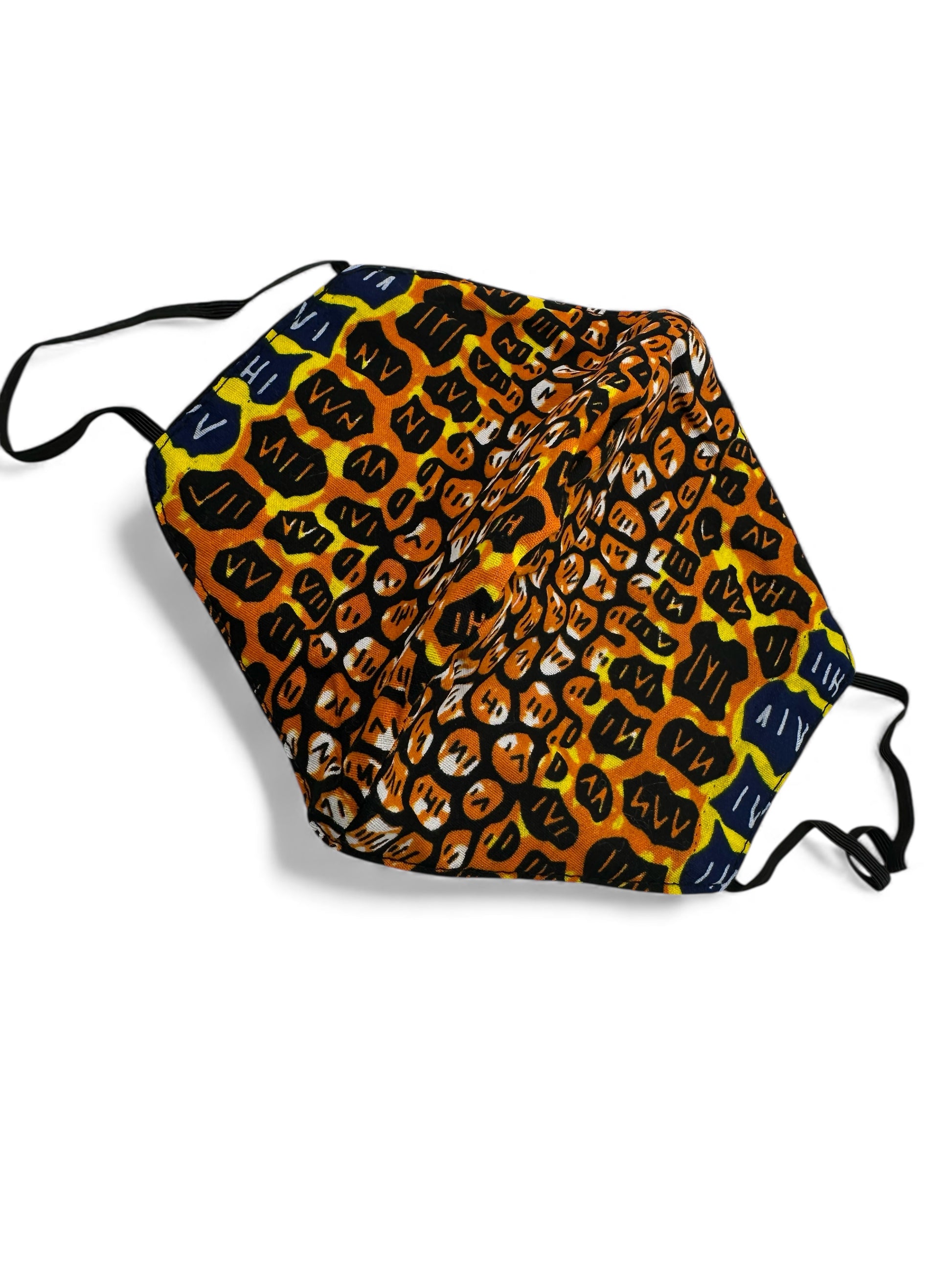 Reusable African Print Face Mask – Double-Layered Ankara Fabric with Filter Pocket & 2 Free Filters - Fatisha Boutique #