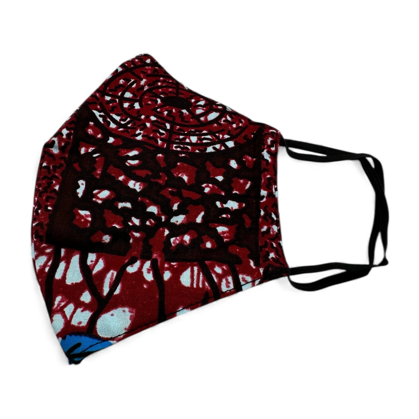 Reusable African Print Face Mask – Double-Layered Ankara Fabric with Filter Pocket & 2 Free Filters - Fatisha Boutique #