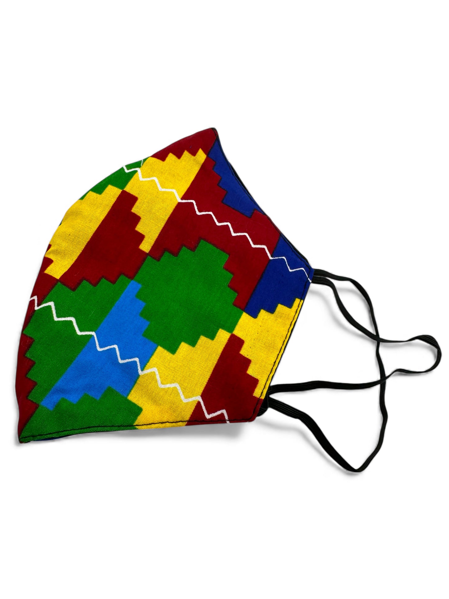 Reusable African Print Face Mask – Double-Layered Ankara Fabric with Filter Pocket & 2 Free Filters - Fatisha Boutique #