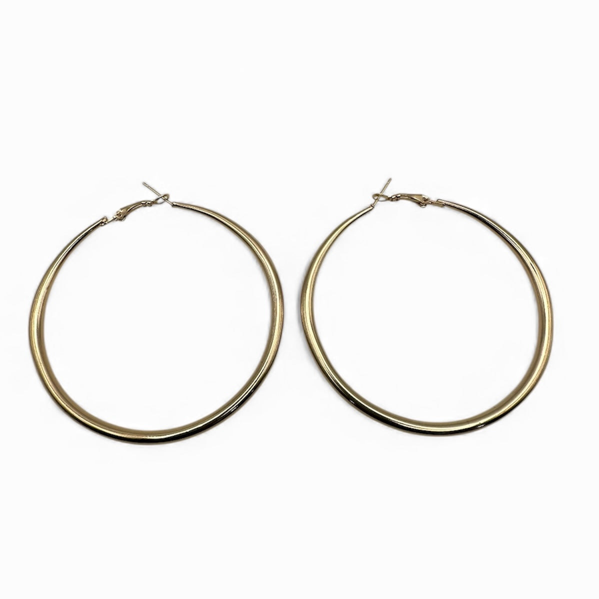 7cm Chunky Hoop Earrings – Bold Gold & Silver Statement Hoops - Fatisha Boutique #