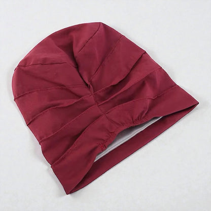 Satin Lined Pre-Tied Turban Beanie for Women – Soft Sleep & Chemo Cap - Fatisha Boutique #