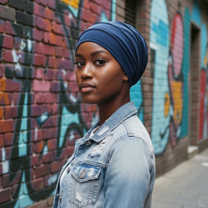 Satin Lined Pre-Tied Turban Beanie for Women – Soft Sleep & Chemo Cap - Fatisha Boutique #