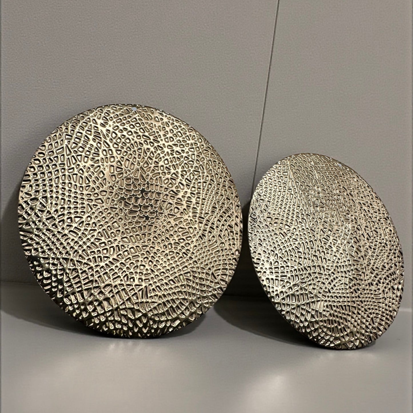 Oversized Textured Gold Disc Earrings – African-Inspired Statement Jewellery - Fatisha Boutique #