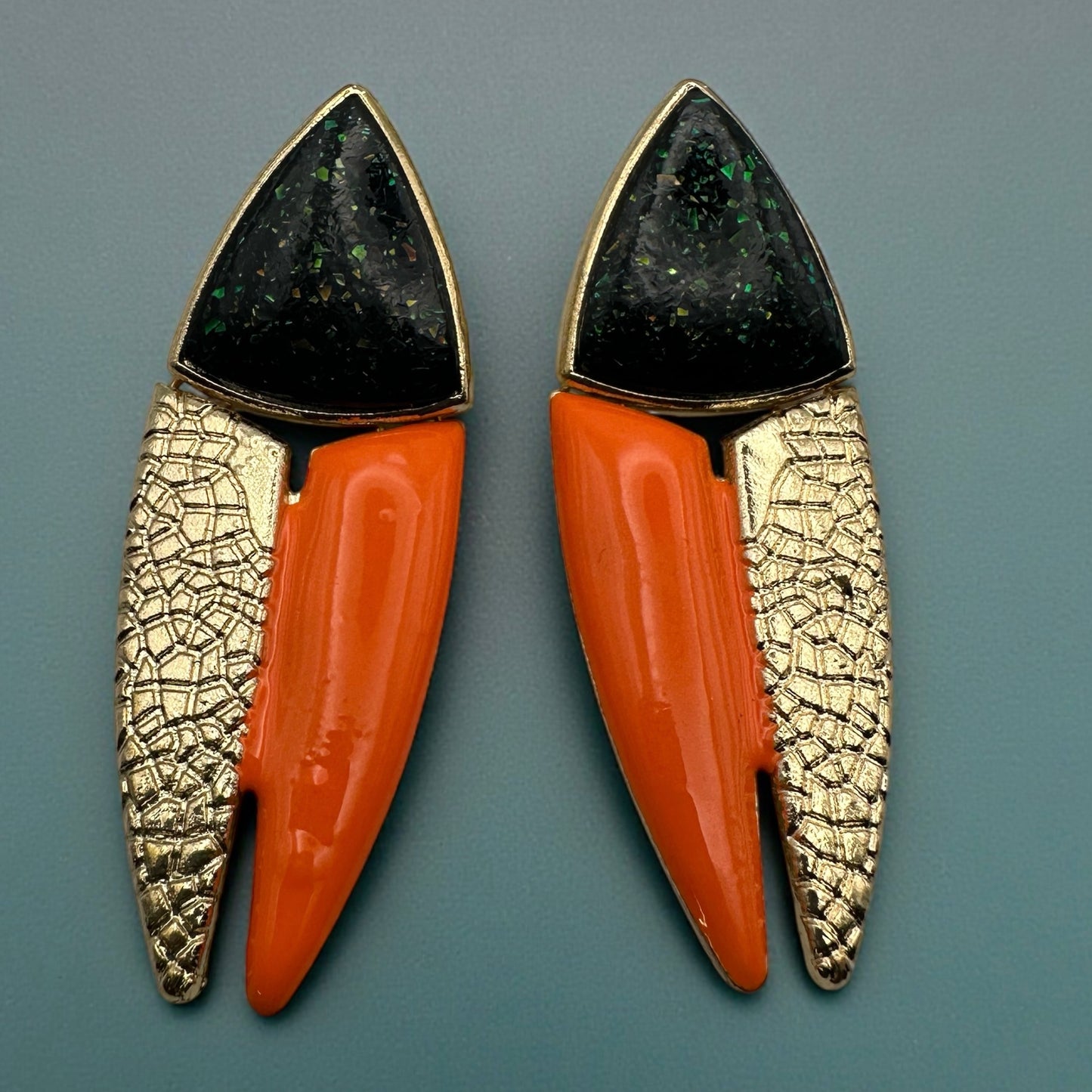Geometric Spike Drop Earrings – Modern Statement Jewellery - Fatisha Boutique #