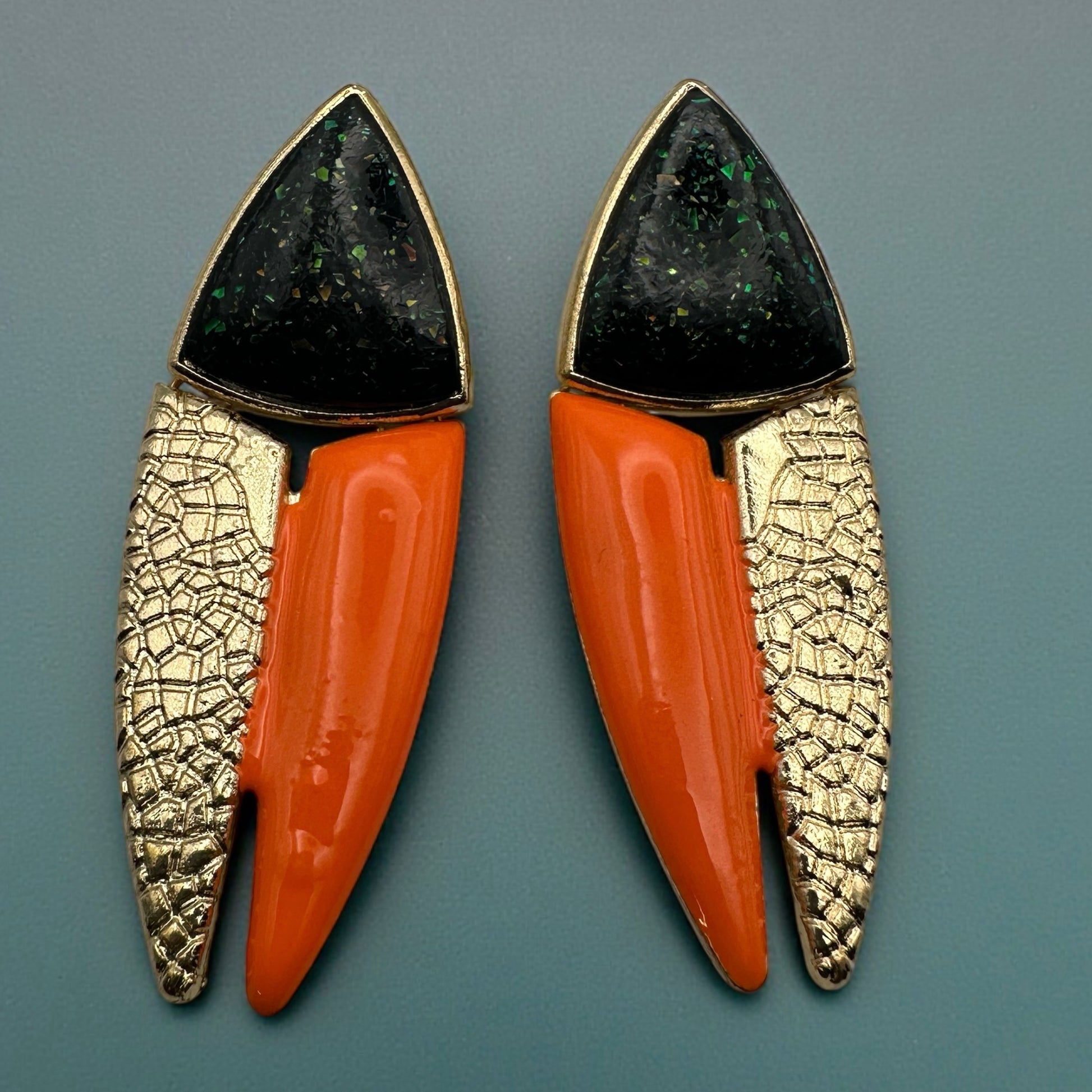 Geometric Spike Drop Earrings – Modern Statement Jewellery - Fatisha Boutique #