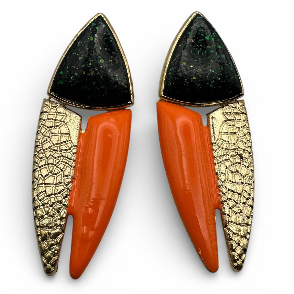 Geometric Spike Drop Earrings – Modern Statement Jewellery - Fatisha Boutique #