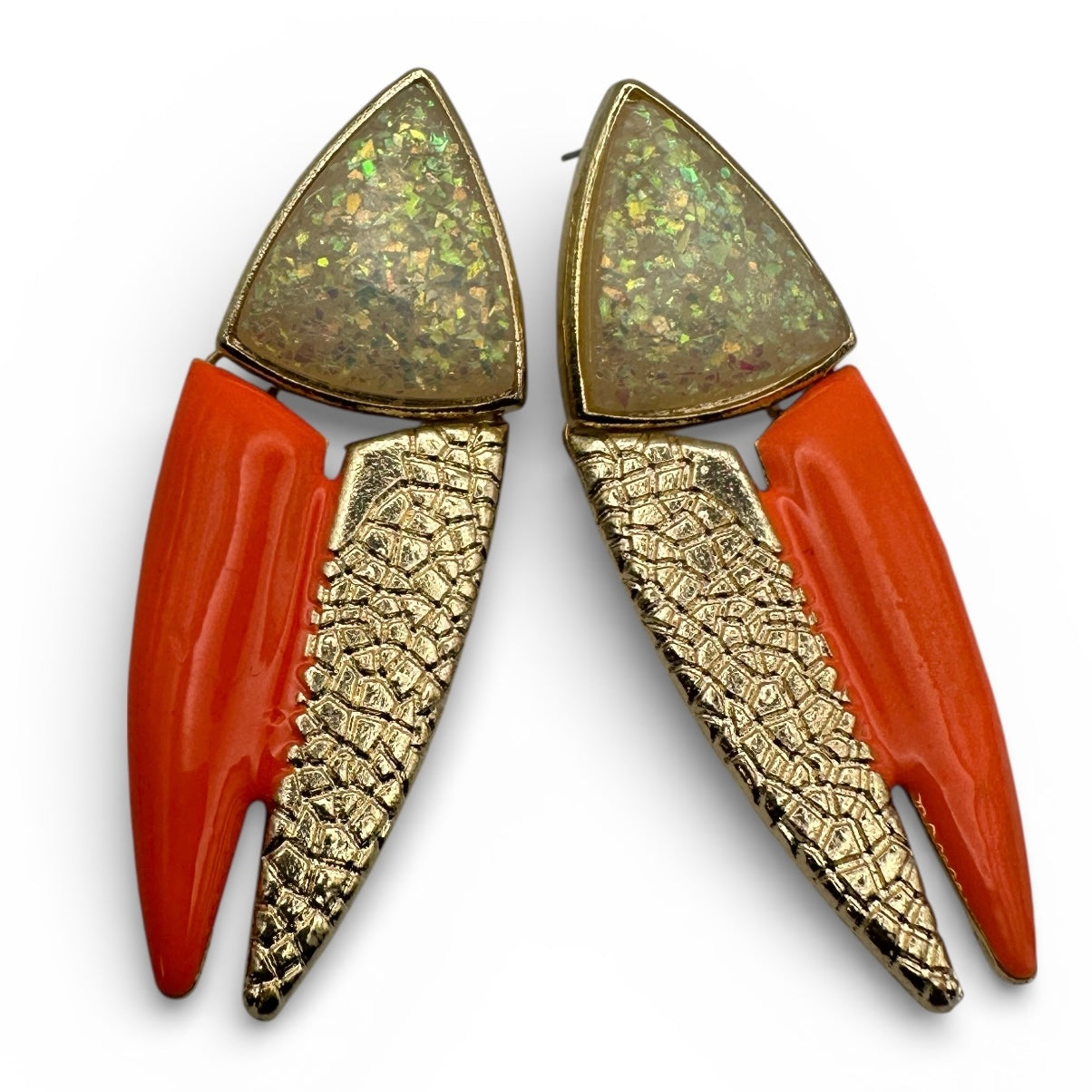 Geometric Spike Drop Earrings – Modern Statement Jewellery - Fatisha Boutique #