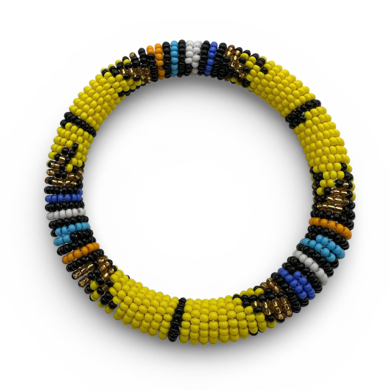 Handmade African Beaded Bangles – Colourful Maasai Stackable Tribal Bracelets - Fatisha Boutique #