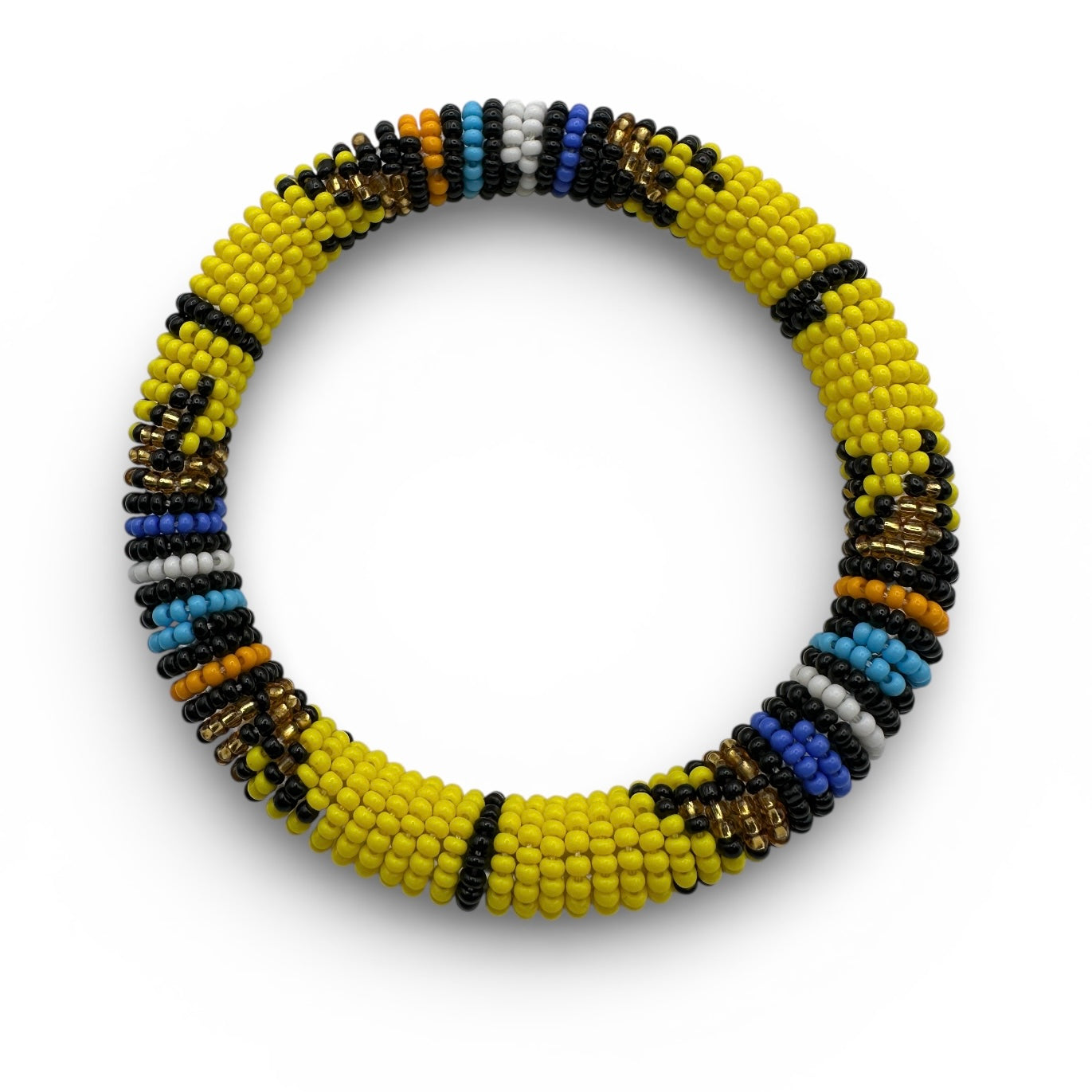 Handmade African Beaded Bangles – Colourful Maasai Stackable Tribal Bracelets - Fatisha Boutique #