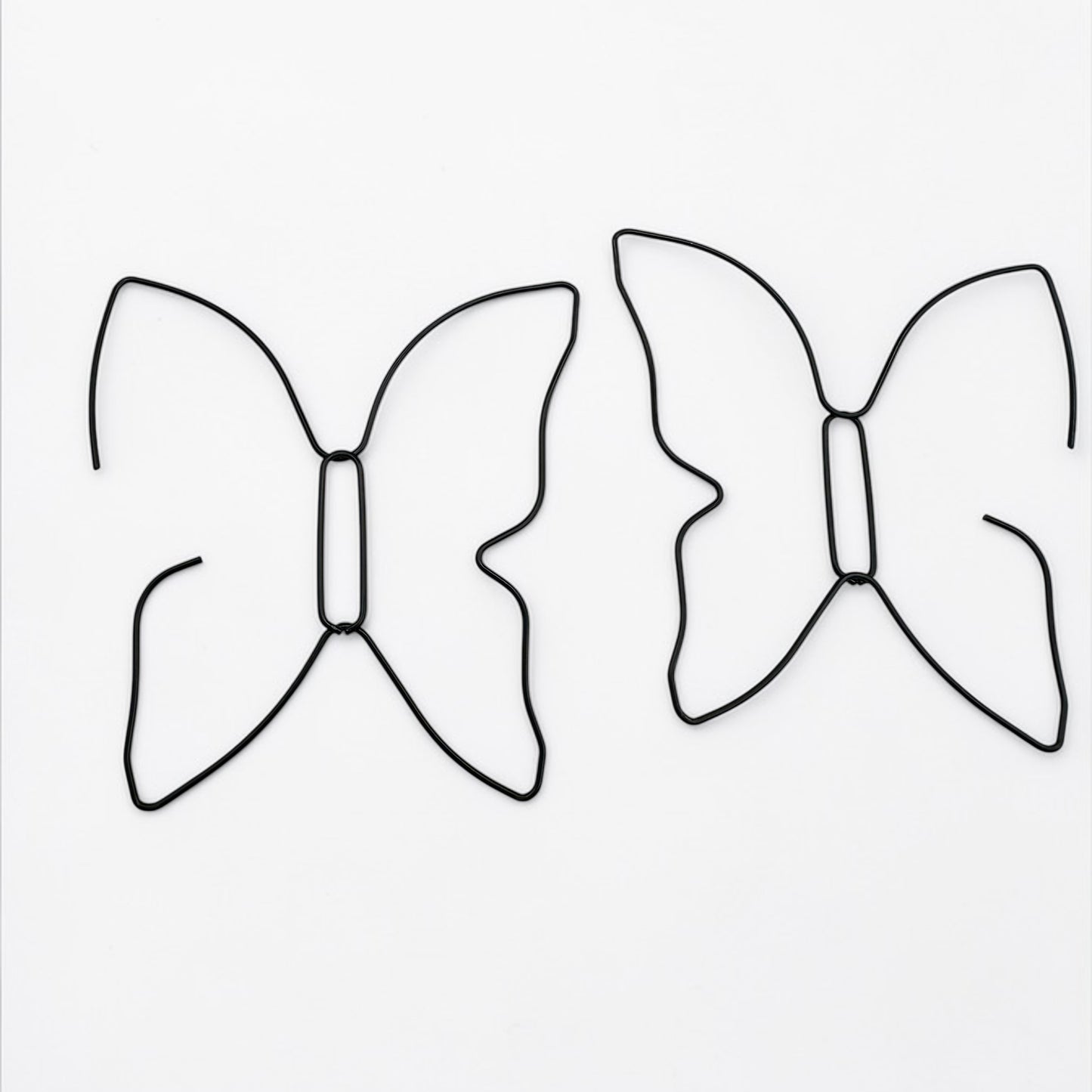 Minimalist Stainless Steel Butterfly Hoop Earrings – Lightweight Statement Earrings - Fatisha Boutique # Fatisha Boutique